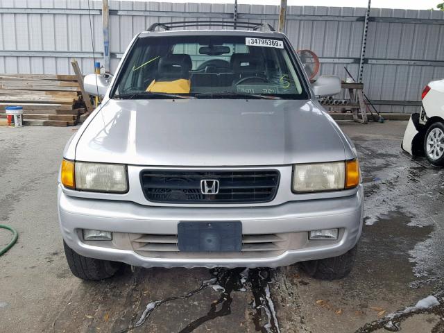 4S6CM58W9X4417680 - 1999 HONDA PASSPORT E SILVER photo 9