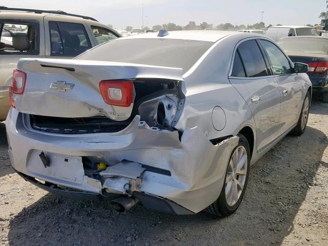 1G11H5SA2DF253087 - 2013 CHEVROLET MALIBU LTZ ვერცხლისფერი ფოტო 4