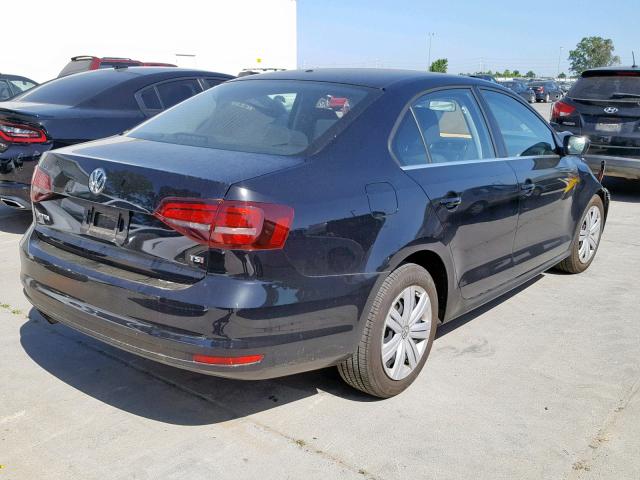 3VW2B7AJ6HM355277 - 2017 VOLKSWAGEN JETTA S BLACK photo 4