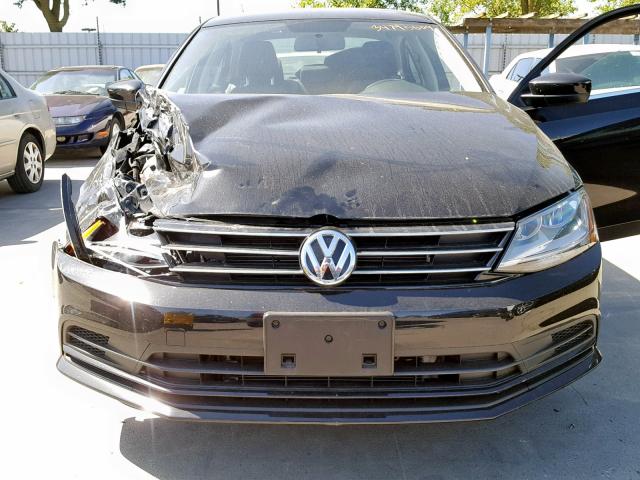 3VW2B7AJ6HM355277 - 2017 VOLKSWAGEN JETTA S BLACK photo 7