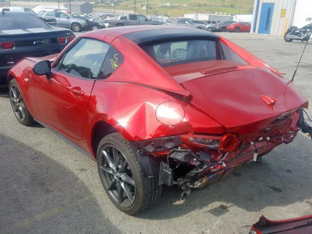 JM1NDAM7XH0104885 - 2017 MAZDA MX-5 MIATA RED photo 3