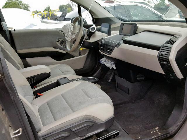 WBY1Z4C57GV508017 - 2016 BMW I3 REX SILVER photo 5