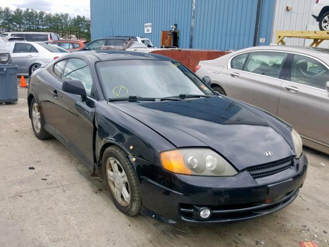 KMHHM65D23U043639 - 2003 HYUNDAI TIBURON BLACK photo 1