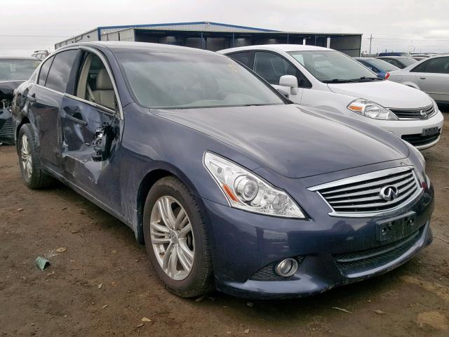 JN1CV6ARXDM761246 - 2013 INFINITI G37 BLUE photo 1