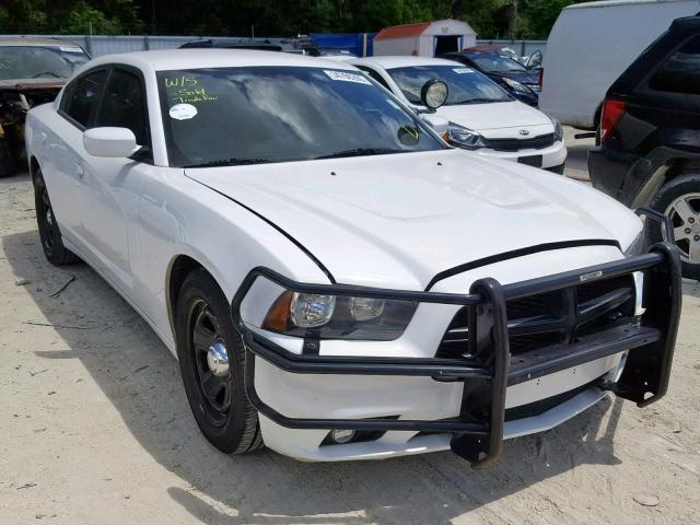 2C3CDXAT8CH305138 - 2012 DODGE CHARGER PO WHITE photo 1