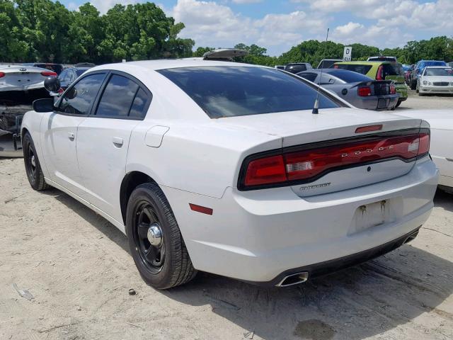 2C3CDXAT8CH305138 - 2012 DODGE CHARGER PO WHITE photo 3