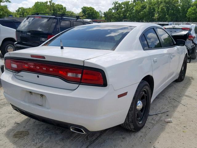 2C3CDXAT8CH305138 - 2012 DODGE CHARGER PO WHITE photo 4