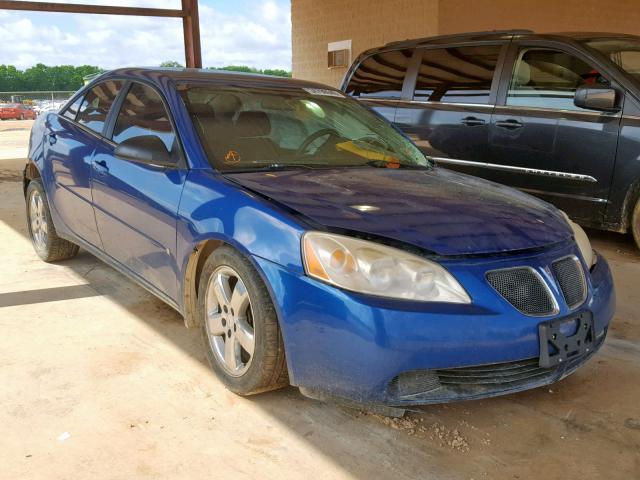 1G2ZF58B974133730 - 2007 PONTIAC G6 VALUE L BLUE photo 1