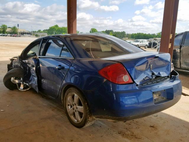 1G2ZF58B974133730 - 2007 PONTIAC G6 VALUE L BLUE photo 3