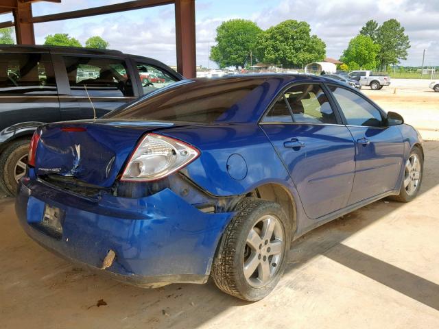 1G2ZF58B974133730 - 2007 PONTIAC G6 VALUE L BLUE photo 4