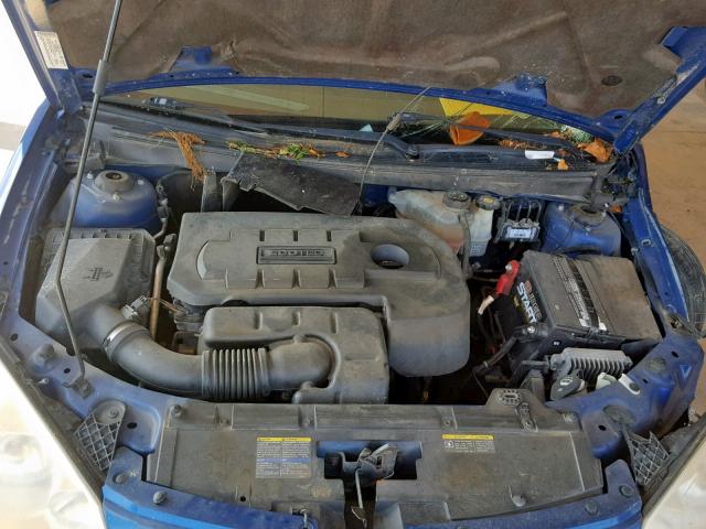 1G2ZF58B974133730 - 2007 PONTIAC G6 VALUE L BLUE photo 7