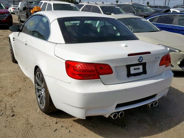 WBSDX9C52CE784531 - 2012 BMW M3 WHITE photo 3