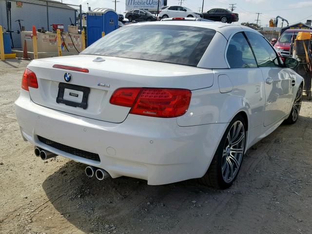 WBSDX9C52CE784531 - 2012 BMW M3 WHITE photo 4