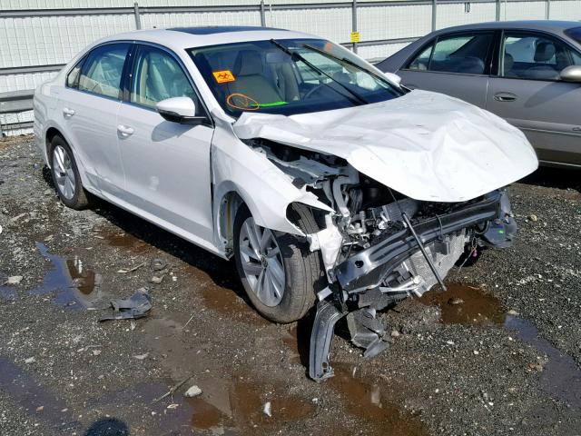 1VWBA7A38JC051282 - 2018 VOLKSWAGEN PASSAT SE WHITE photo 1