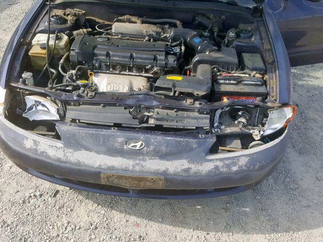 KMHJF24M0WU699509 - 1998 HYUNDAI ELANTRA BLUE photo 9