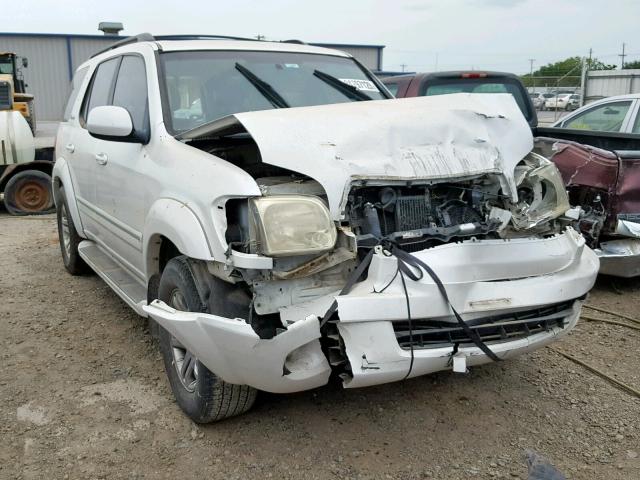 5TDZT38A06S279372 - 2006 TOYOTA SEQUOIA LI WHITE photo 1