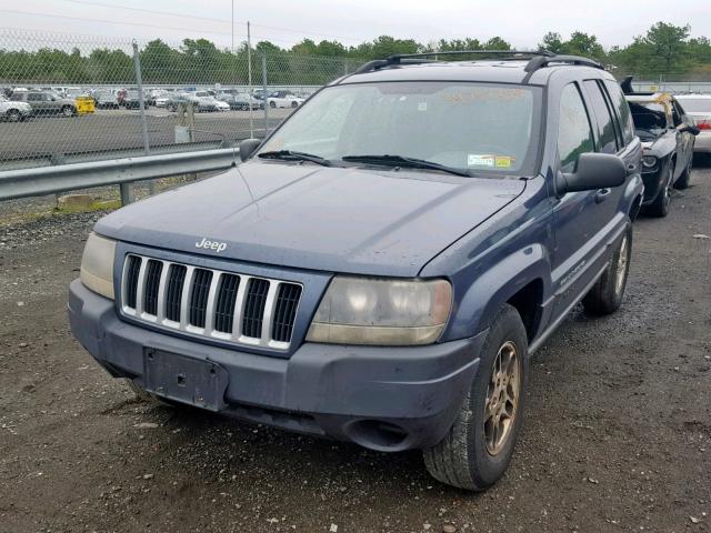 1J4GW48S94C370162 - 2004 JEEP GRAND CHER GRAY photo 2