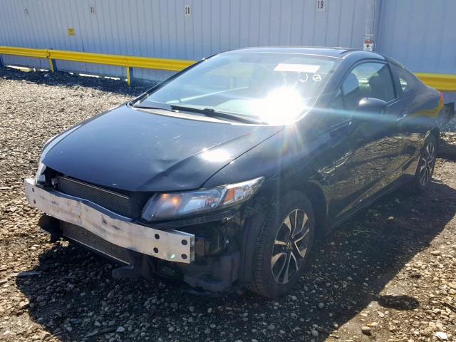 2HGFG3B87DH504431 - 2013 HONDA CIVIC EX BLACK photo 2