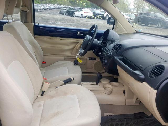 3VWBC21C0XM443581 - 1999 VOLKSWAGEN NEW BEETLE Blau Foto 5