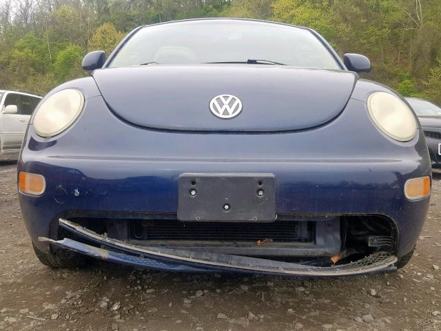 3VWBC21C0XM443581 - 1999 VOLKSWAGEN NEW BEETLE Blau Foto 9