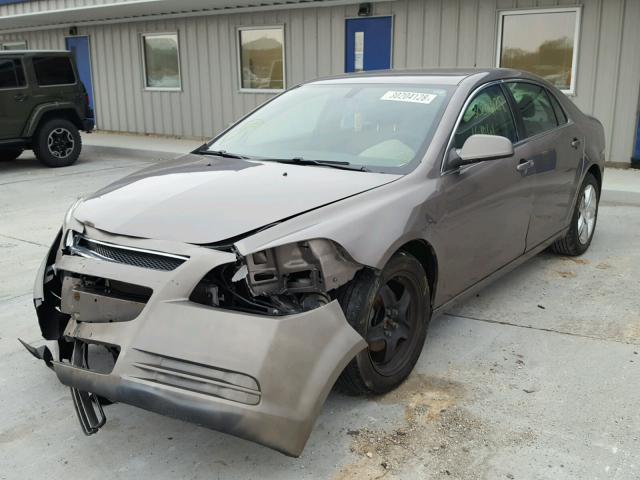 1G1ZB5E19BF308986 - 2011 CHEVROLET MALIBU LS BROWN photo 2