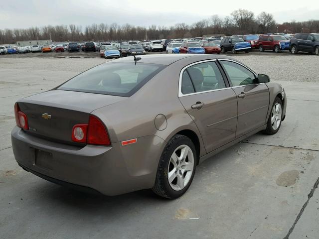 1G1ZB5E19BF308986 - 2011 CHEVROLET MALIBU LS BROWN photo 4