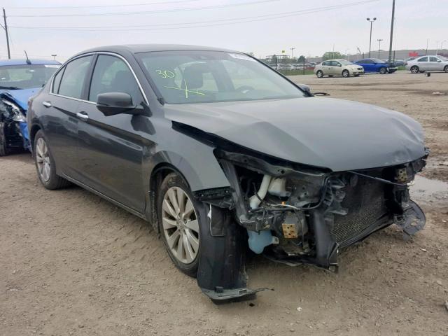 1HGCR2F82DA141259 - 2013 HONDA ACCORD EXL GRAY photo 1