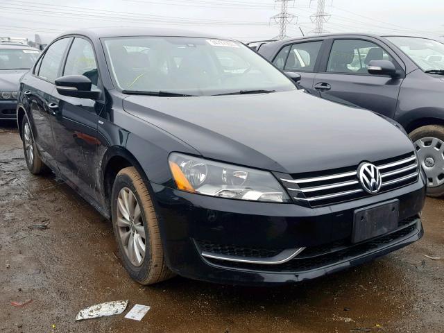 1VWAS7A33EC071681 - 2014 VOLKSWAGEN PASSAT S BLACK photo 1