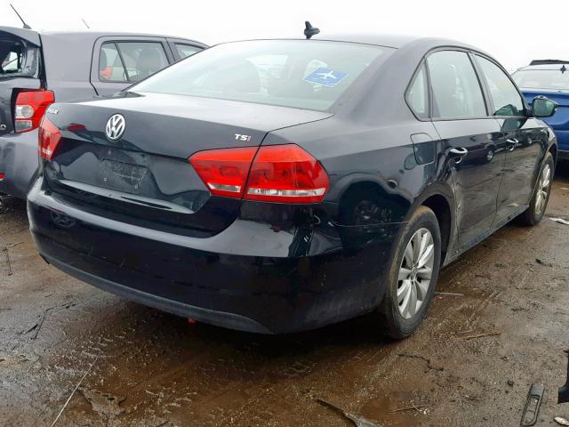 1VWAS7A33EC071681 - 2014 VOLKSWAGEN PASSAT S BLACK photo 4