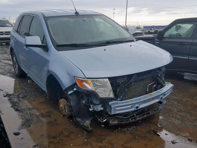 2FMDK38CX8BA45464 - 2008 FORD EDGE SEL BLUE photo 1