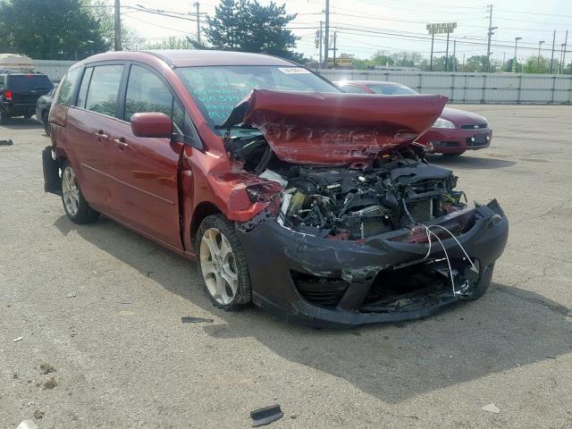 JM1CR293590355979 - 2009 MAZDA 5 RED photo 1