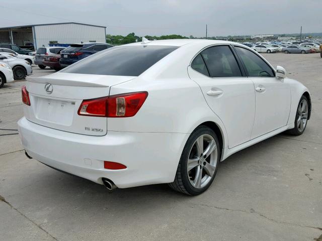 JTHBF5C24C5179277 - 2012 LEXUS IS 250 WHITE photo 4