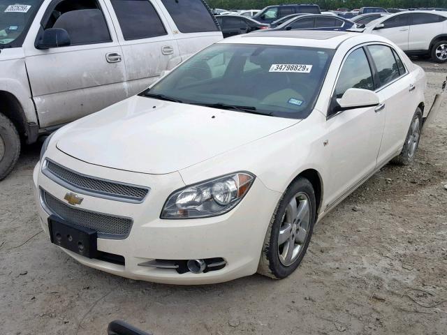 1G1ZK57B08F285046 - 2008 CHEVROLET MALIBU LTZ WHITE photo 2