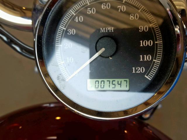 1HD1CT310CC415273 - 2012 HARLEY-DAVIDSON XL1200 C RED photo 8