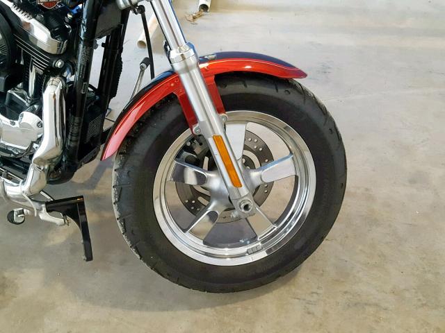 1HD1CT310CC415273 - 2012 HARLEY-DAVIDSON XL1200 C RED photo 9