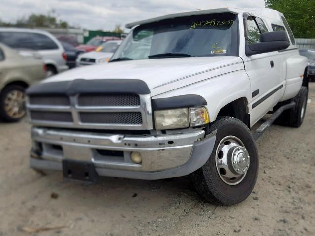 1B7MF33651J271813 - 2001 DODGE RAM 3500 WHITE photo 2