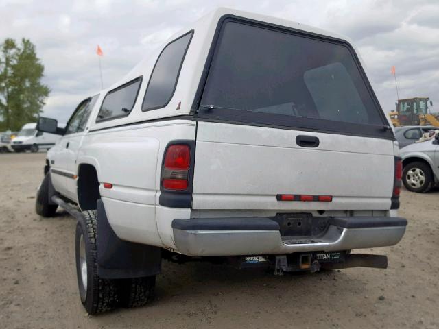 1B7MF33651J271813 - 2001 DODGE RAM 3500 WHITE photo 3