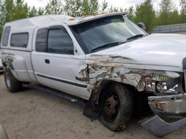 1B7MF33651J271813 - 2001 DODGE RAM 3500 WHITE photo 9