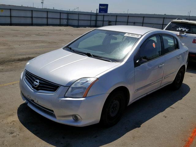 3N1AB6AP0BL715057 - 2011 NISSAN SENTRA 2.0 SILVER photo 2