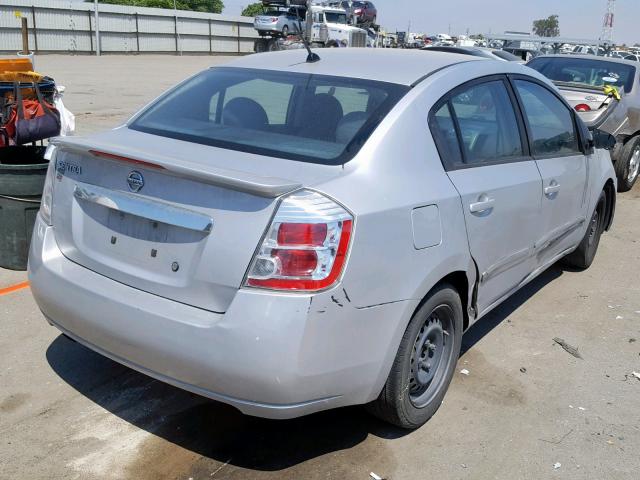 3N1AB6AP0BL715057 - 2011 NISSAN SENTRA 2.0 SILVER photo 4