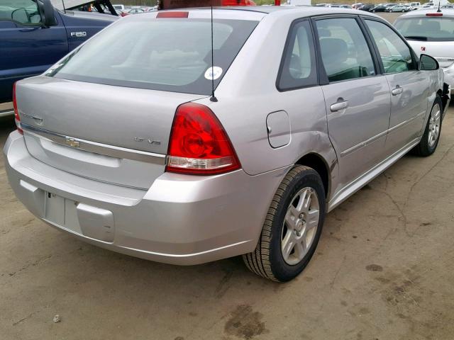 1G1ZT61816F138781 - 2006 CHEVROLET MALIBU MAX 银色 照片 4