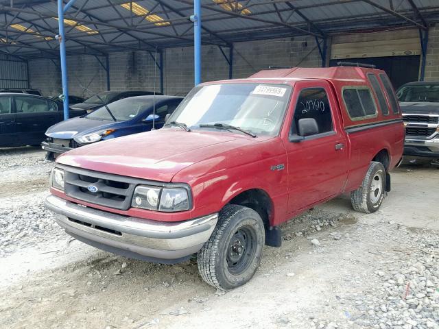 1FTCR10A7TUC08570 - 1996 FORD RANGER RED photo 2