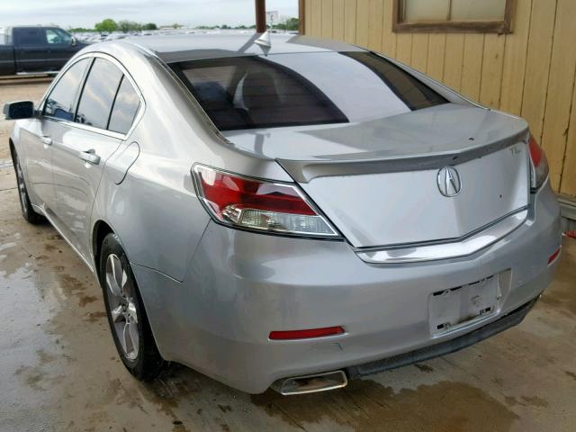 19UUA8F52EA008488 - 2014 ACURA TL TECH SILVER photo 3