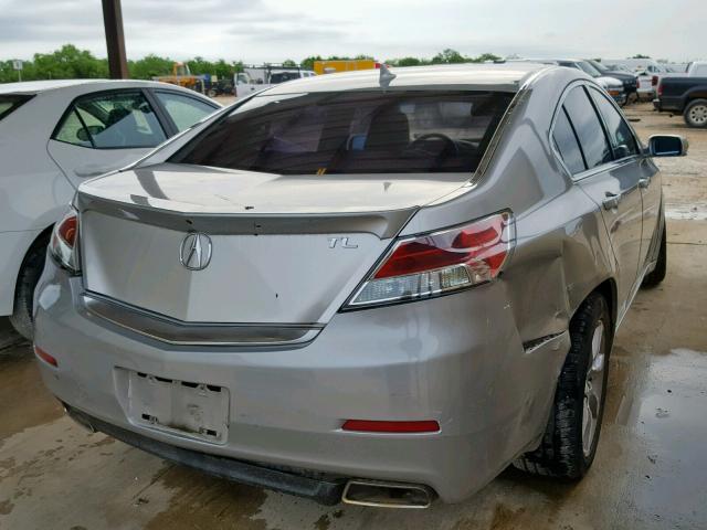 19UUA8F52EA008488 - 2014 ACURA TL TECH SILVER photo 4