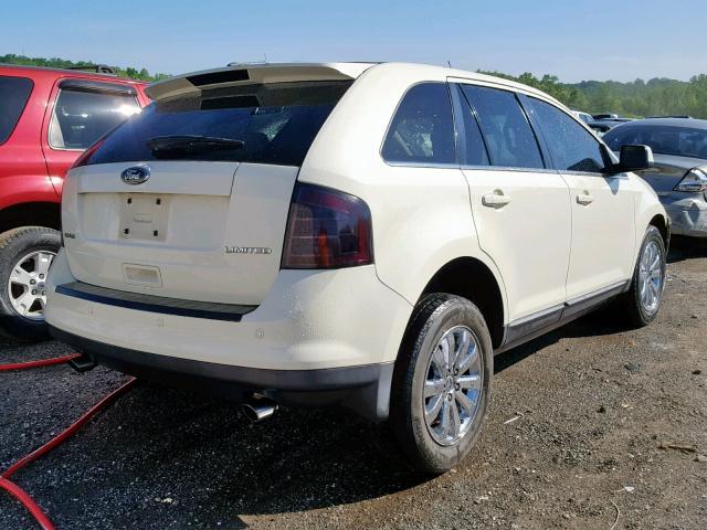 2FMDK39C78BB02671 - 2008 FORD EDGE LIMIT WHITE photo 4