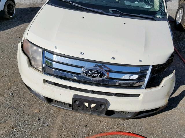 2FMDK39C78BB02671 - 2008 FORD EDGE LIMIT WHITE photo 7