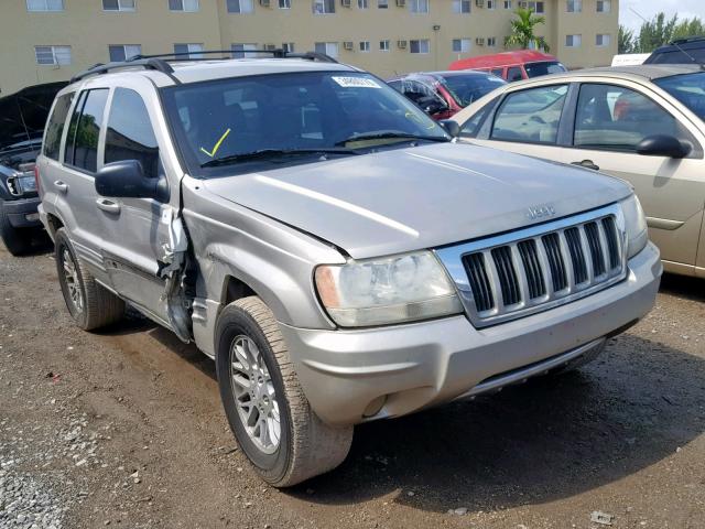 1J8GX58N44C167479 - 2004 JEEP GRAND CHER BEIGE photo 1