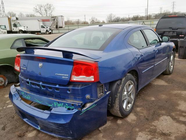 2B3CA3CV4AH109904 - 2010 DODGE CHARGER SX BLUE photo 4