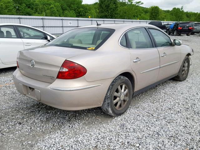 2G4WC582081329605 - 2008 BUICK LACROSSE C BLUE photo 4