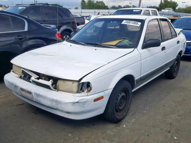 1N4EB31F8RC767147 - 1994 NISSAN SENTRA E WHITE photo 2